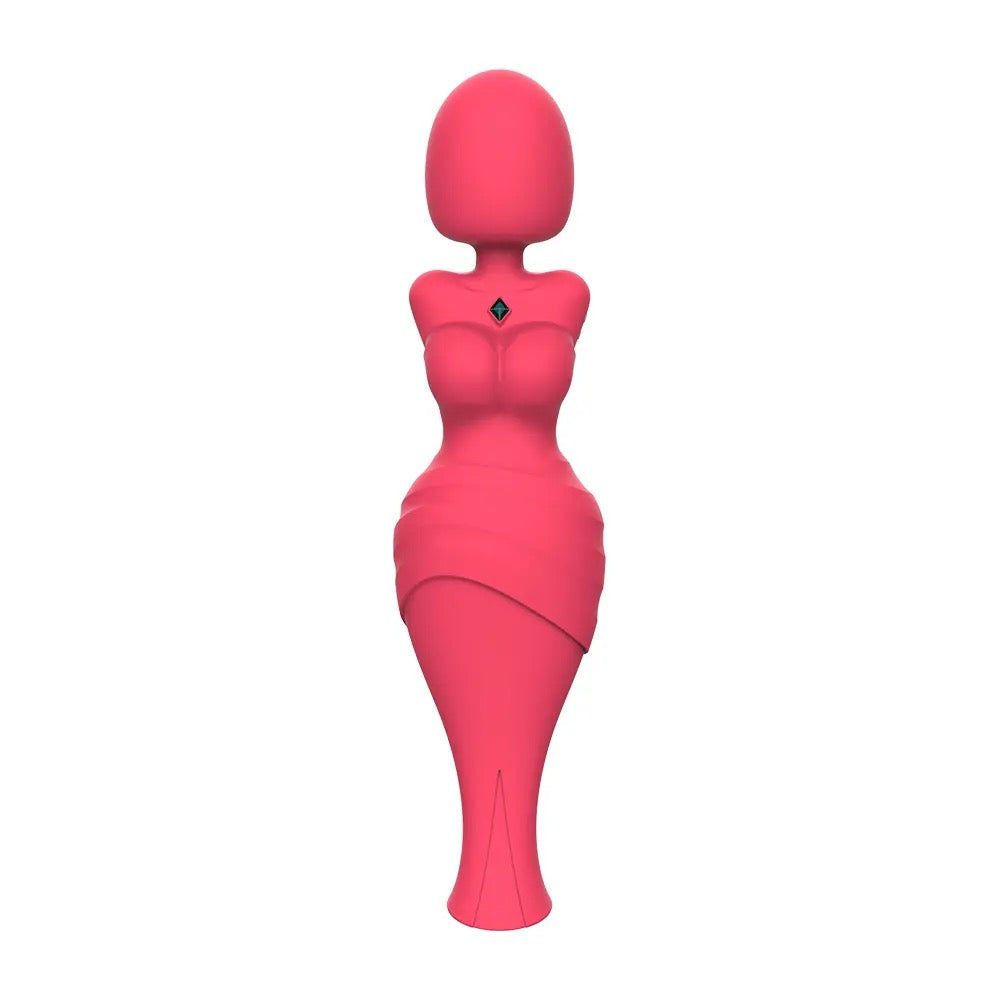 Mermaid sucking wand vibrator