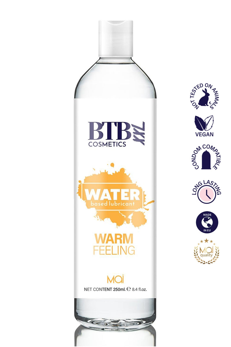 Lubrifiant chauffant base eau