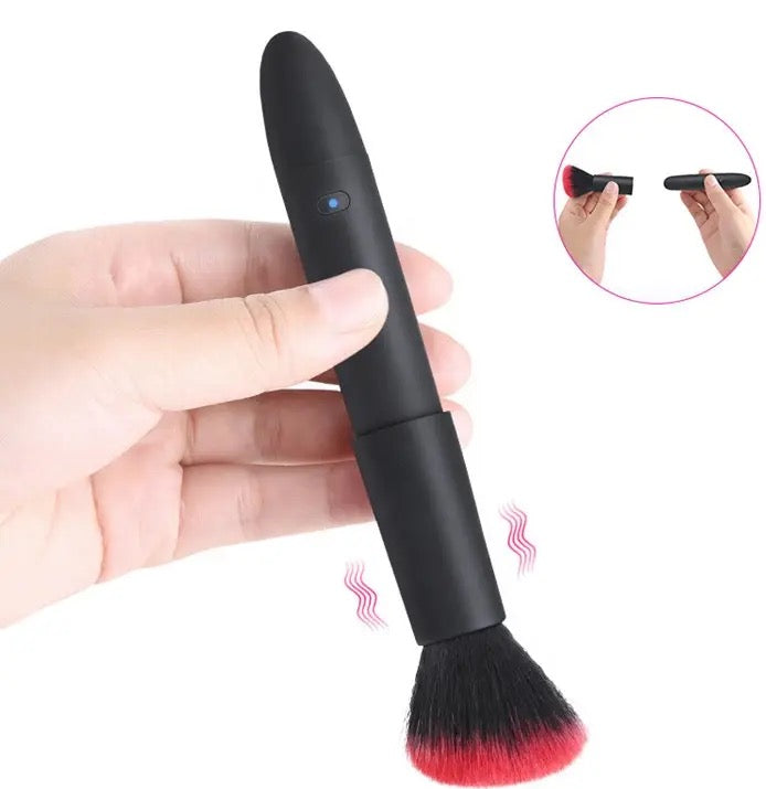 Make up brush vibrator