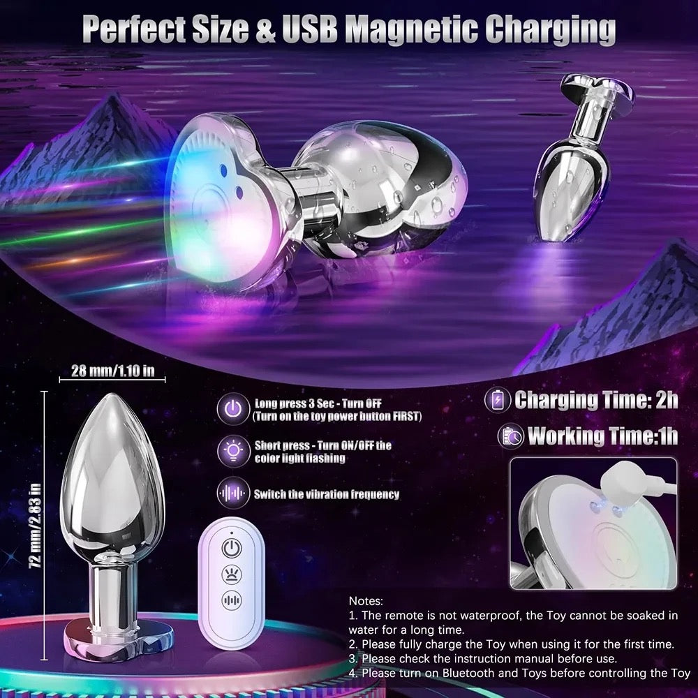 Plug anal lumineux