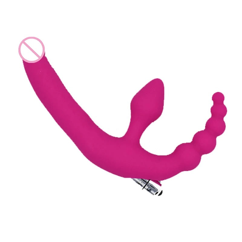 Double dildo vibrant