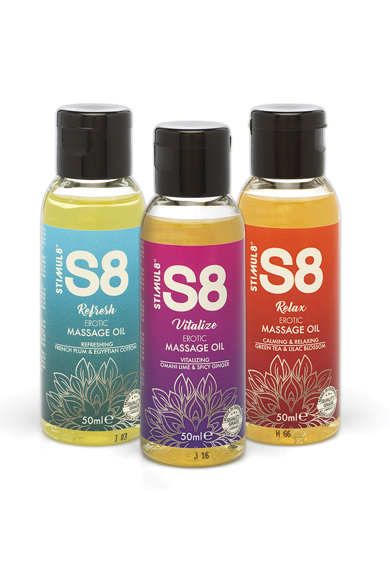 Coffret huiles de massage