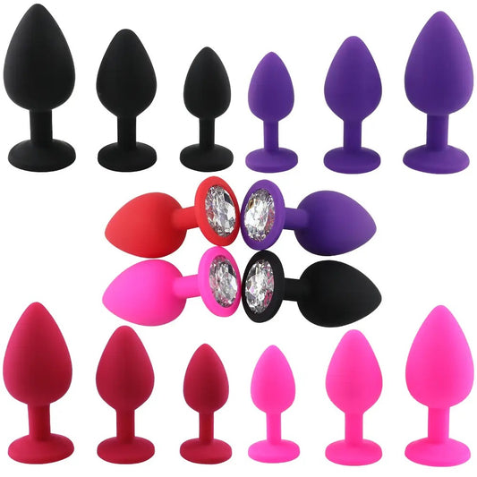 Plug bijoux silicone