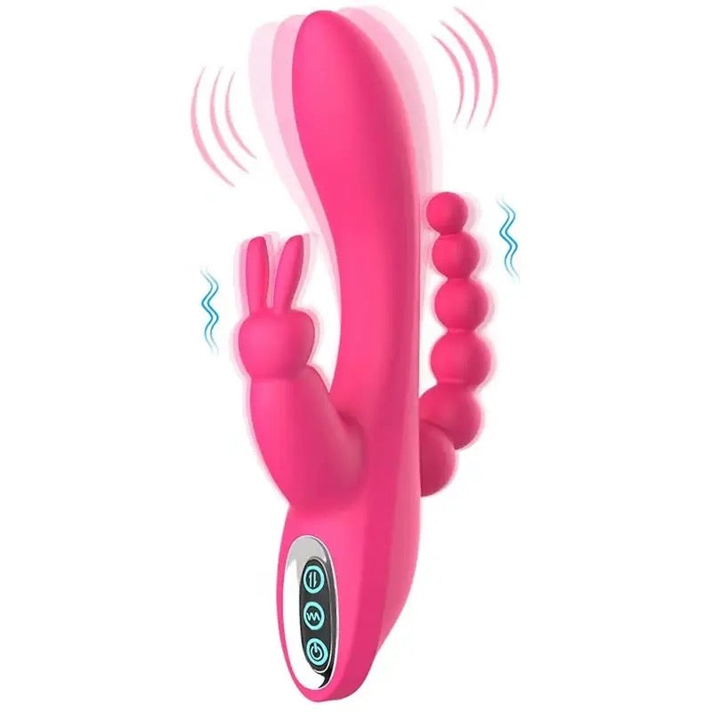 Rabbit triple vibromasseur