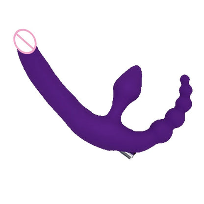Double dildo vibrant