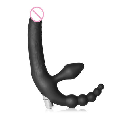 Double dildo vibrant
