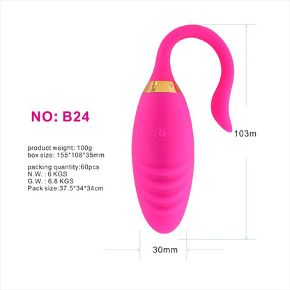 Œuf vibrant télécommandé