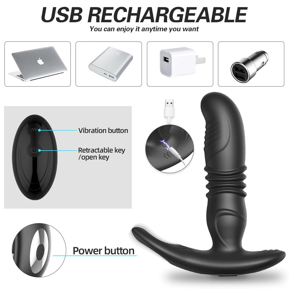 Stimulateur anal 3 en 1