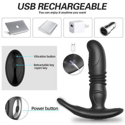 Stimulateur anal 3 en 1